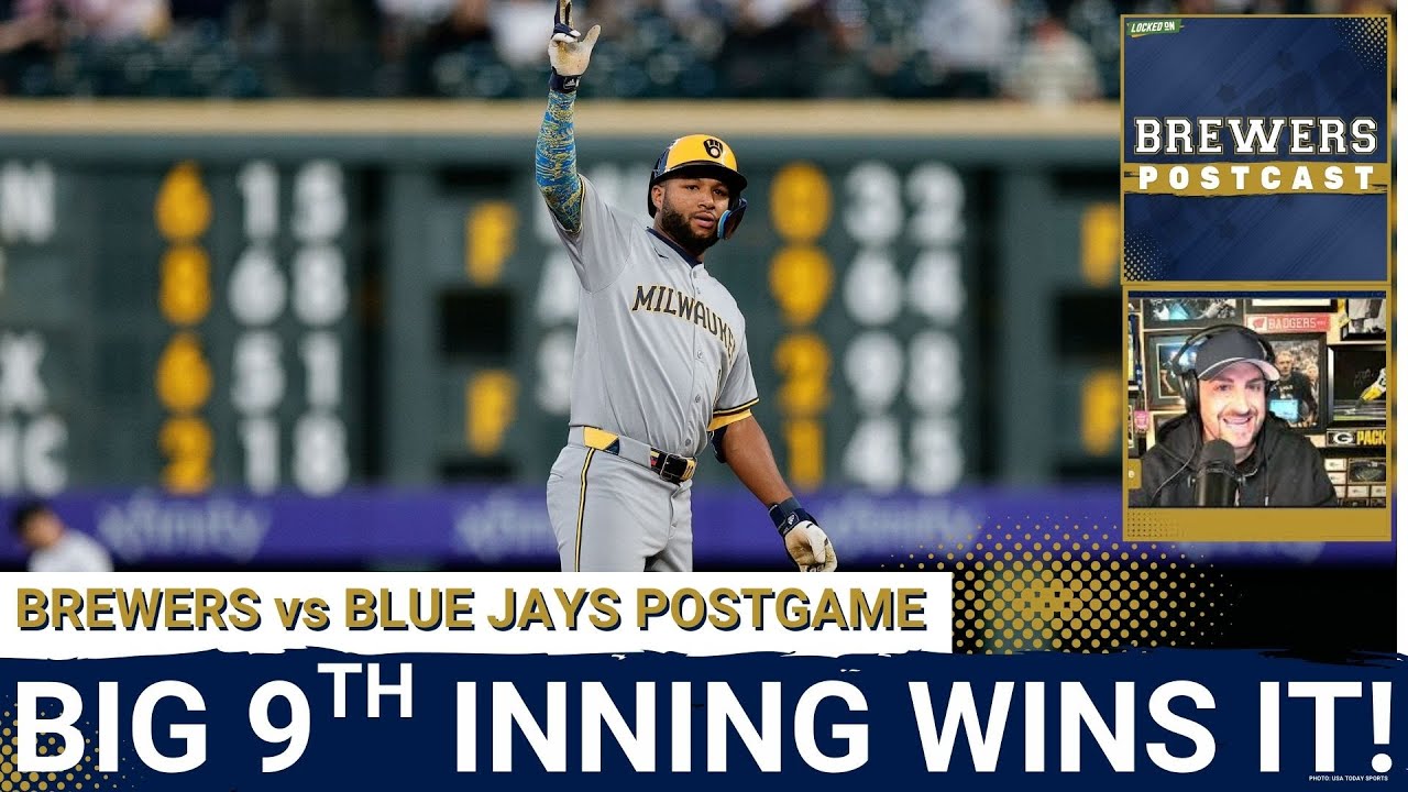 BREWERS POSTCAST: Jackson Chourio & Christian Yelich Go DEEP in 9th as Brewers Beat Blue Jays 4-1!