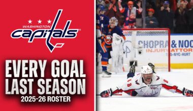 EVERY GOAL last season from the 2025-26 WASHINGTON CAPITALS 🦅 #32in32