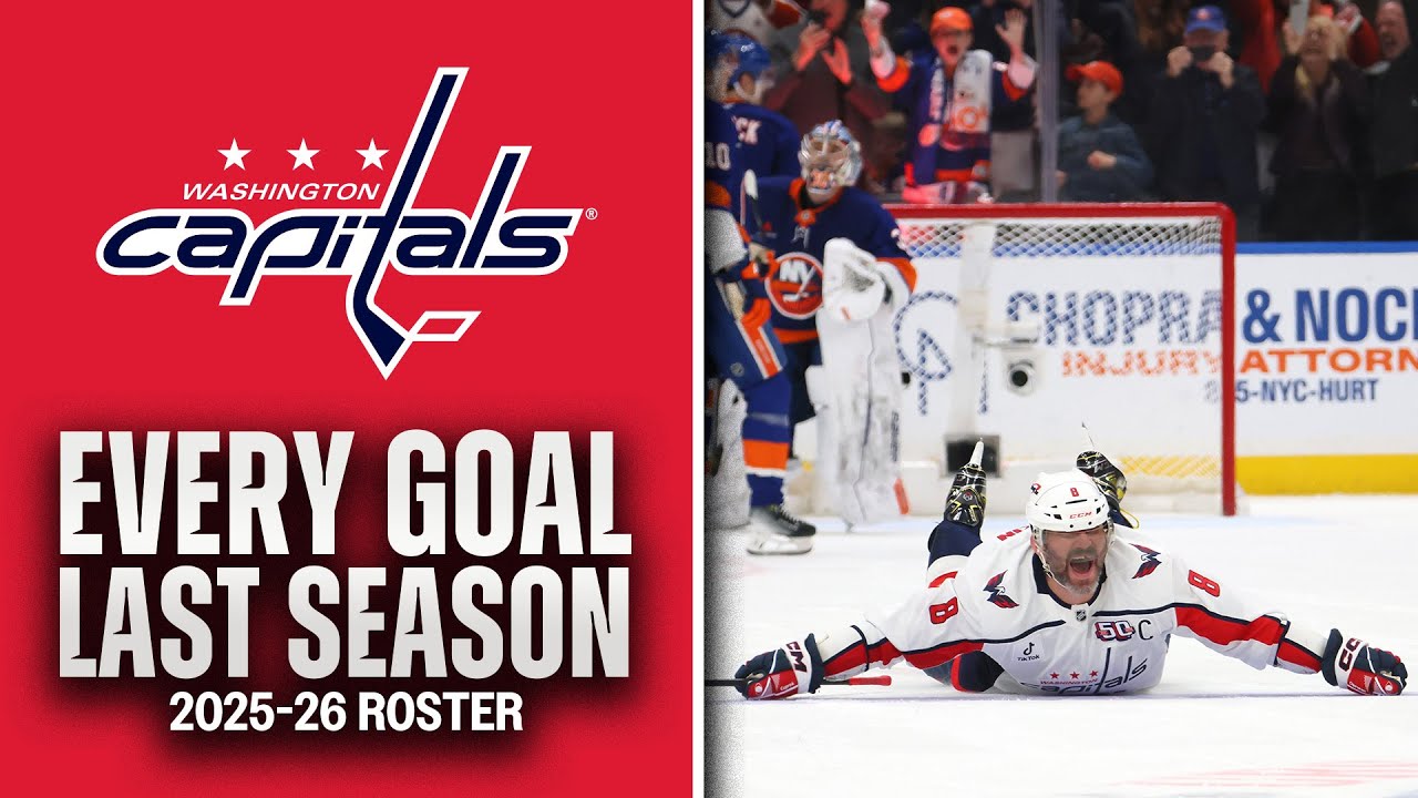 EVERY GOAL last season from the 2025-26 WASHINGTON CAPITALS 🦅 #32in32