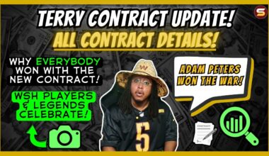 👀Terry CONTRACT Update: 😎Adam Peters WON The War? Why WE ALL WIN! WSH Players & LEGEND REACT! & More