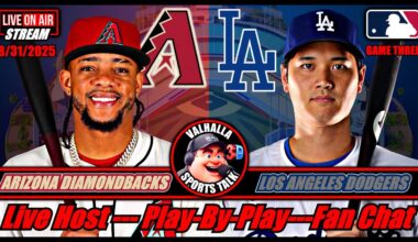 Los Angeles Dodgers vs Arizona Diamondbacks ⚾ MLB Baseball 🟢 LIVE STREAM Watch Party  3D view.
