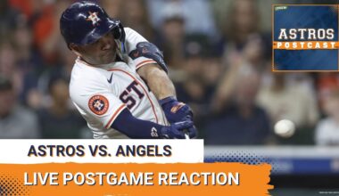 ASTROS POSTCAST: Another Sad Showing For Houston Astros In Loss To Los Angeles Angels