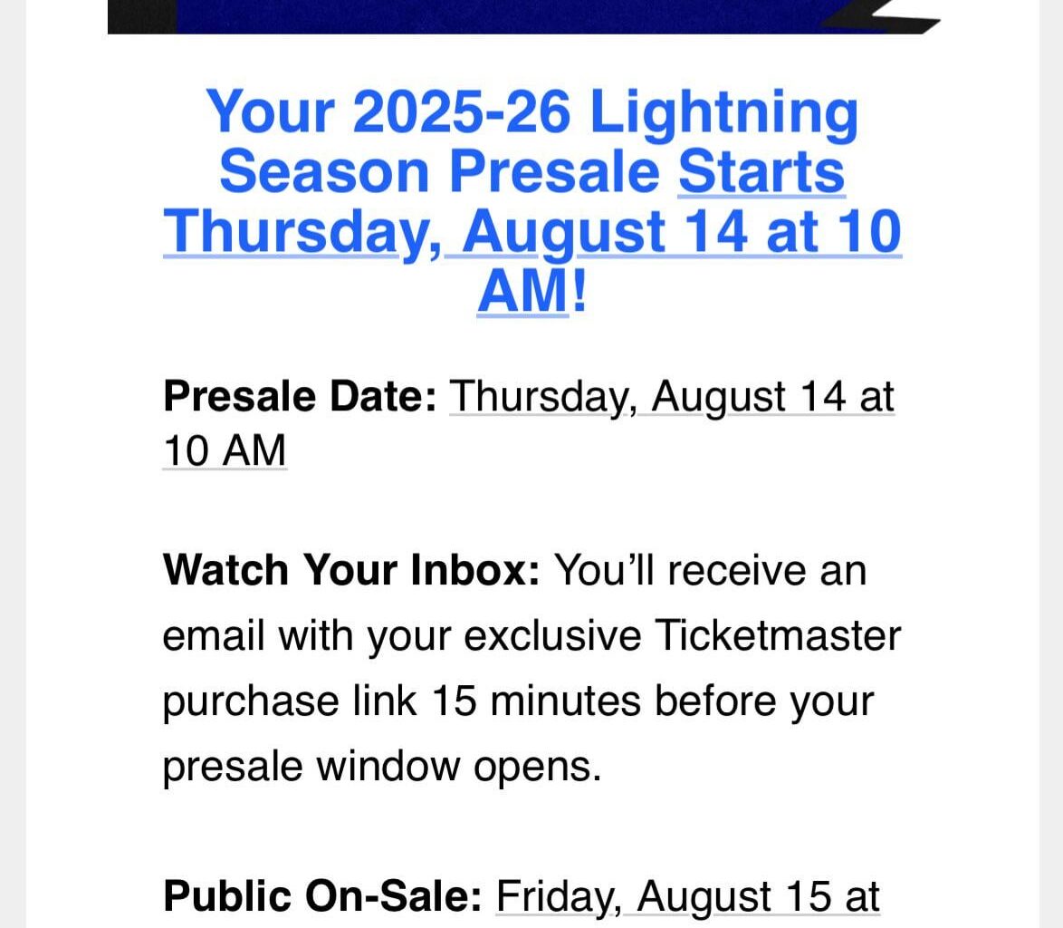 Tickets go on sale August 15 at 10am