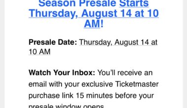 Tickets go on sale August 15 at 10am