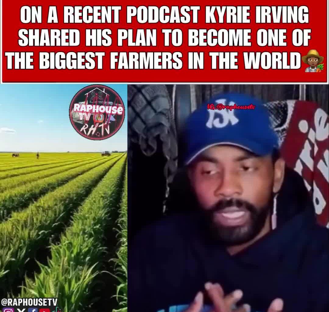 Kyrie: "I'm building towards becoming 1 of the biggest farmers ever, like I'm just going to put it out there: 1 of the biggest farmers ever. I wanna be able to supply food and groceries to the world in the best way I can and create small holistic wellness villages where people can retire"