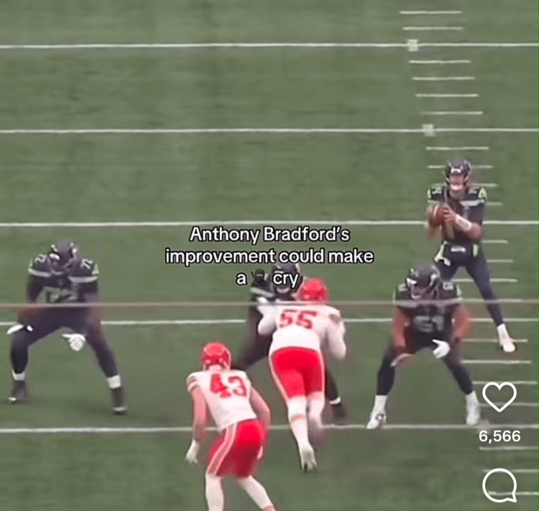 Tariq liking reels about Anthony bradford 😂