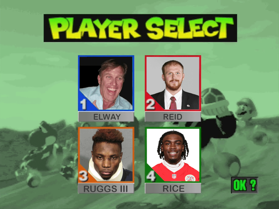 AFC West Nightmare Mario Kart Game