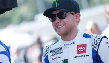 NASCAR Cup Series Richmond- Ty Gibbs smiling