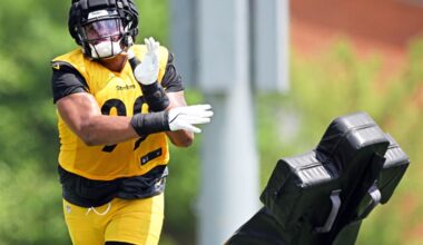 Sources: Steelers' Derrick Harmon has sprained MCL, not expected to go on IR