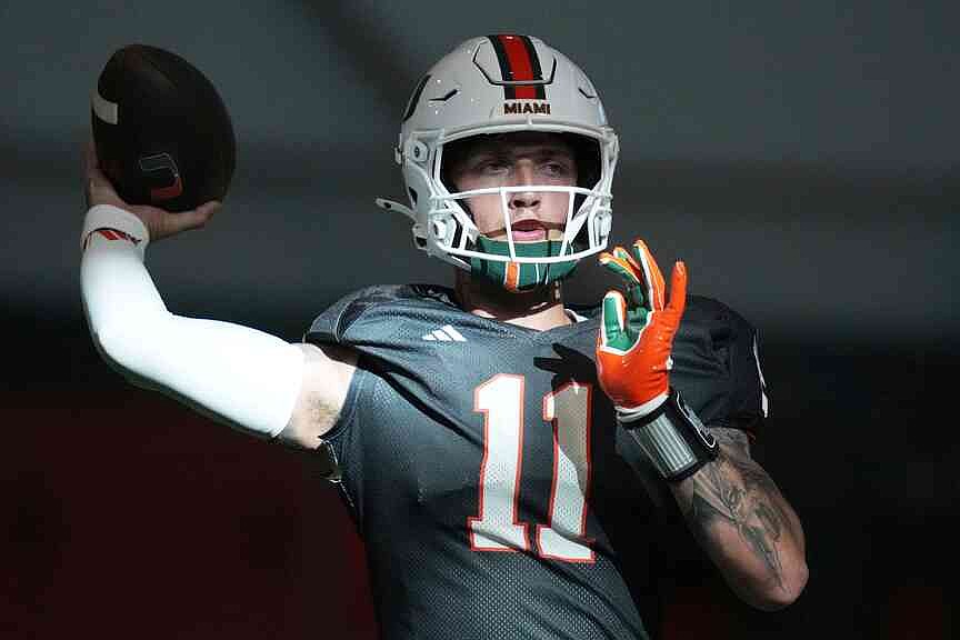 PICK SIX | Miami’s Carson Beck and Oklahoma’s John Mateer head list of prominent players switching schools