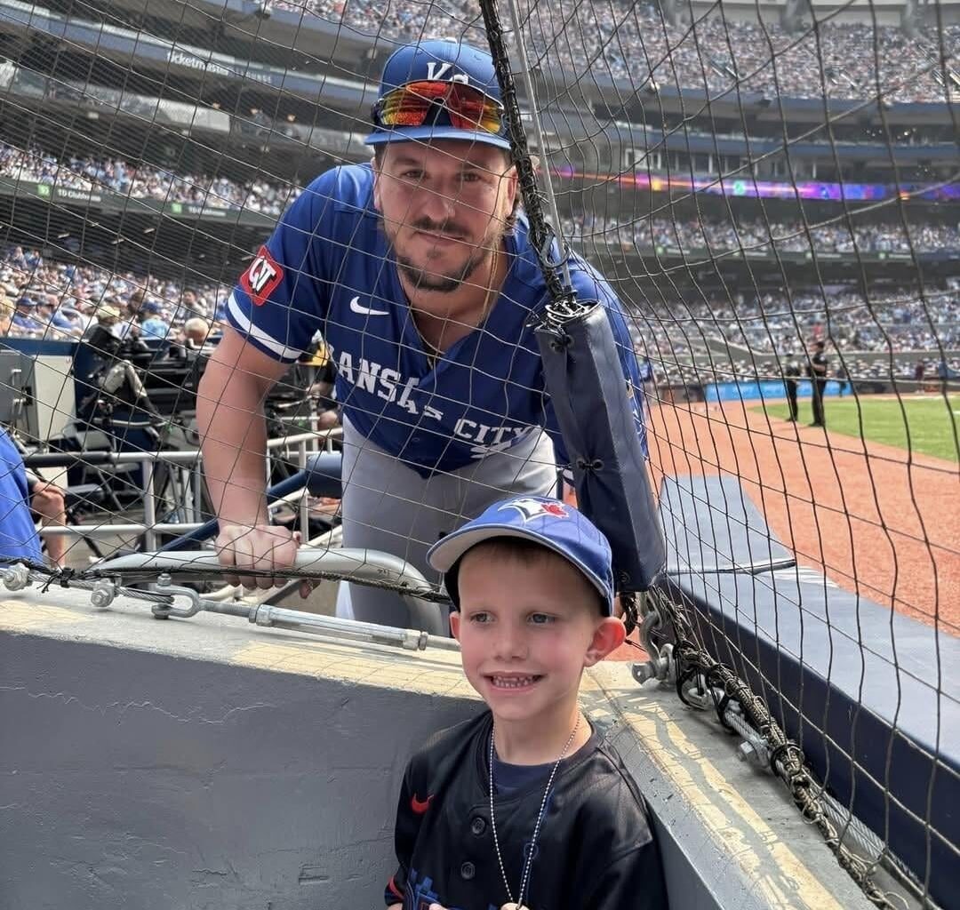 I don't know the Royals roster very well, but this player did something cool for a kid in Toronto yesterday!