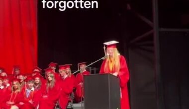 Fresh grad roasts Nico Harrison in her commencement speech: “It wasn’t all fond memories. After Christmas came the worst day of the year, February 1st. Around midnight, news spread that the Mavericks had inexplicably traded Luka Dončić. Everyone blamed Nico Harrison, who’s somehow still employed.”
