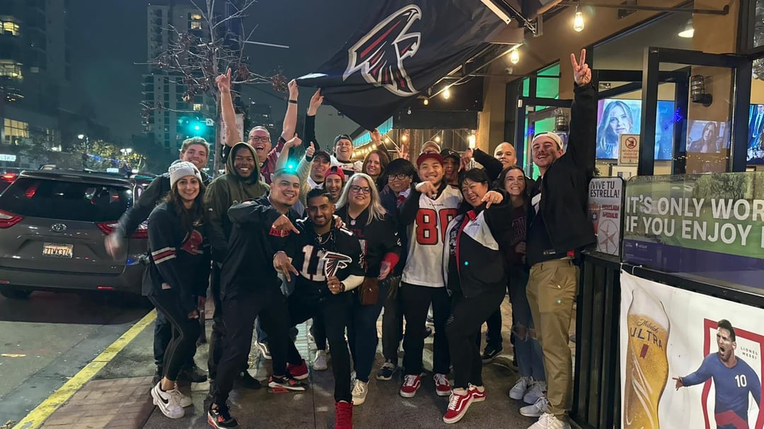 Calling all West Coast fans! Come watch Falcons games with the San Diego chapter!