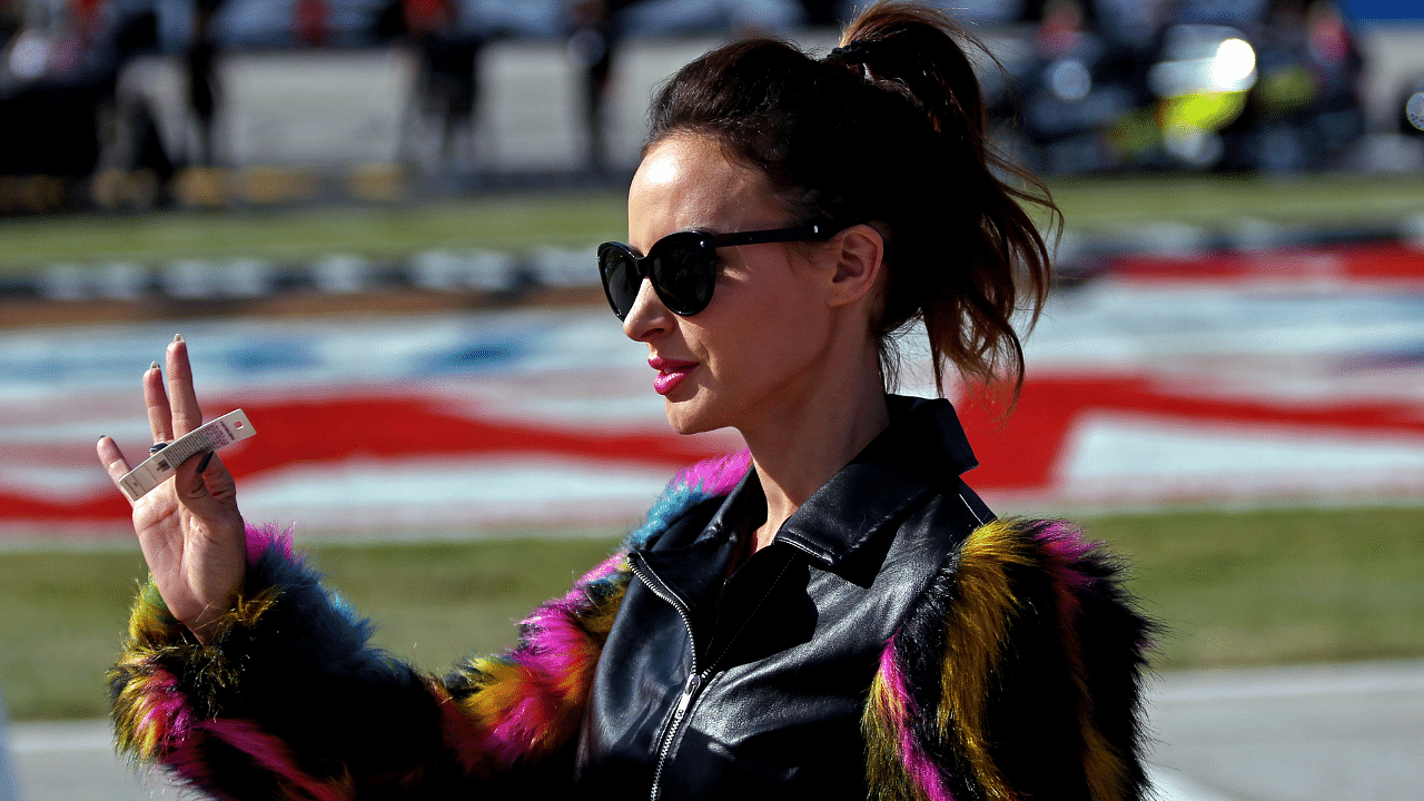 Kyle Busch (8) during driver introductions for the Duels at Daytona International Speedway.