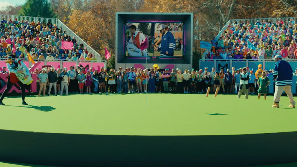 One of the crazy golf sets from Happy Gilmore 2