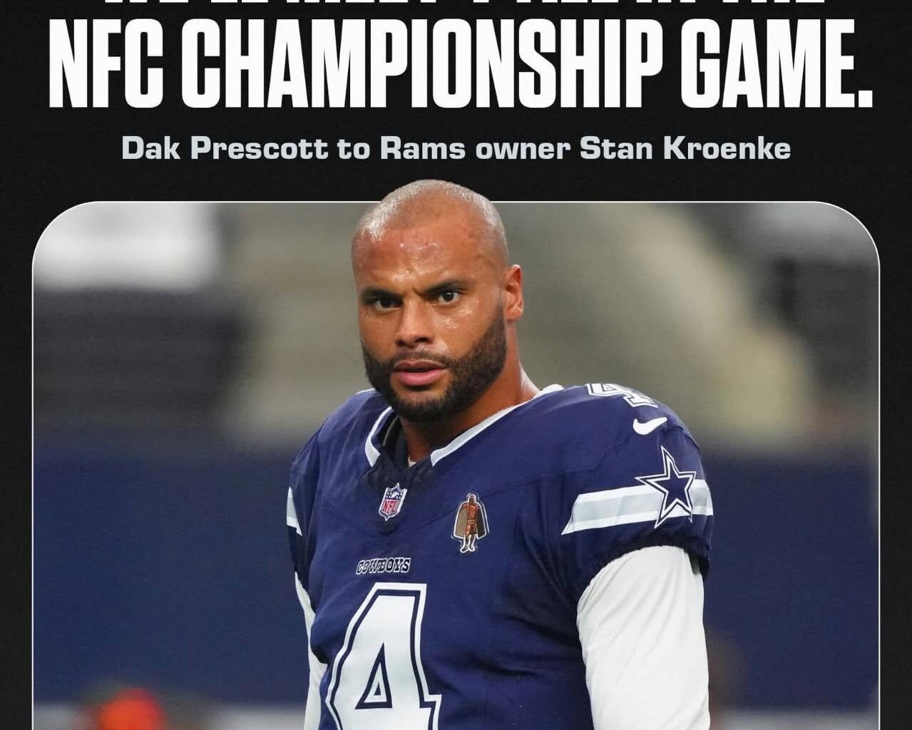 Oh snap! Dak putting the Rams on notice!