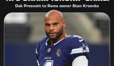 Oh snap! Dak putting the Rams on notice!