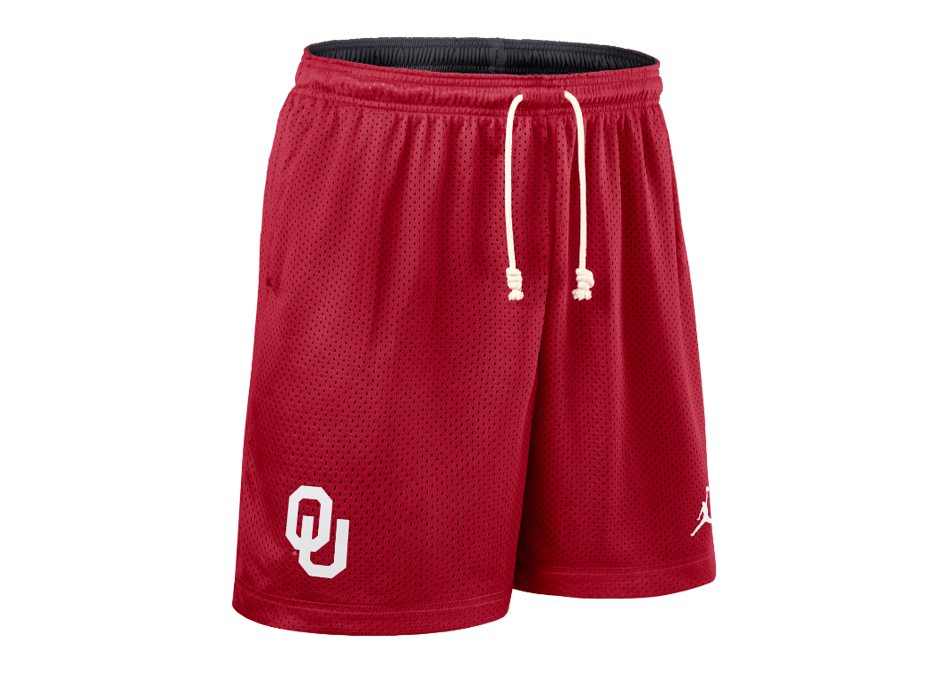 Oklahoma Sideline Reversible Men’s Jordan Brand Dri-FIT College Shorts