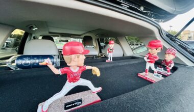 The Boys are in position at the tailgate