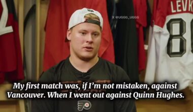 Matvei Michkov shares emotions about his first NHL game against Vancouver and John Tortorella’s locker room speech