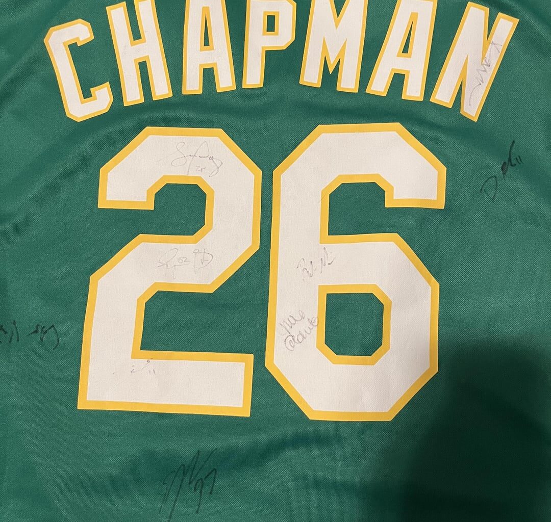 Help Identifying Signatures on My Oakland Jersey
