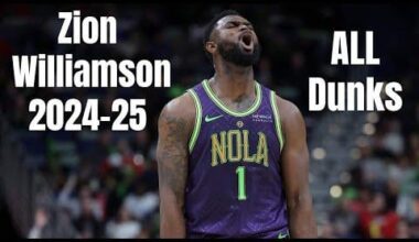 All of Zions dunks from last year