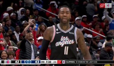John Wall yells “This is still my city” to Wizards Fans at his last game in DC
