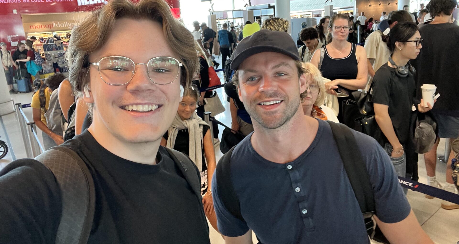 Josh was on my flight to calgary today