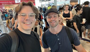 Josh was on my flight to calgary today