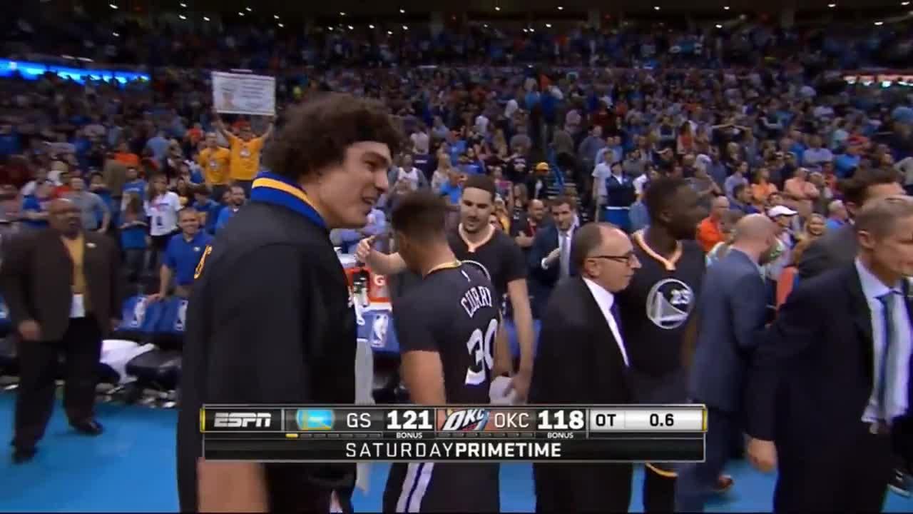[Highlight] "They do have a timeout, decide not to use it. Curry, way downtown. Bang! Bang!”