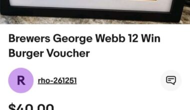 Today in "How Can I Exploit Things For Profit?": A framed picture of fake A.I. Uecker for nearly $100 🤦‍♂️