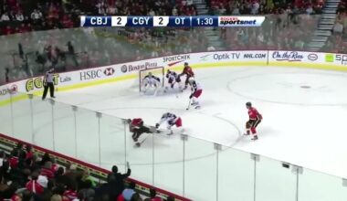 OT magic, Tanguay finds Iginla for the winner, Saddledome erupts