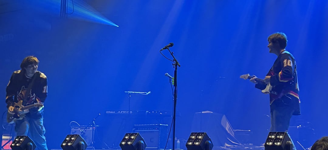 Mt. Joy + Ricky Mitch & The Coal Miners repping the Flames last night