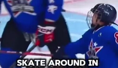 Ovechkin acts as player, coach, and father on the ice with his son Ilya