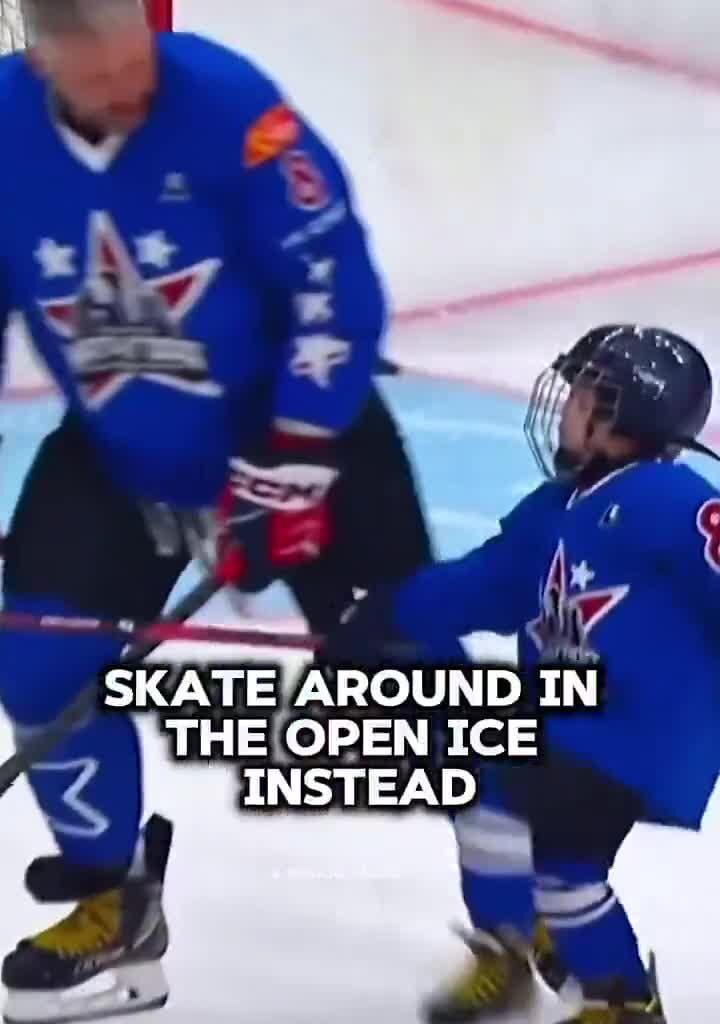 Ovechkin acts as player, coach, and father on the ice with his son Ilya