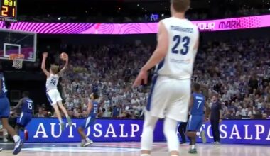 [Highlight] 18-year-old Miikka Muurinen levitates to slam one home against Great Britain