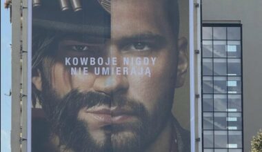 "COWBOYS NEVER DIE" NBA Superstar Luka Doncic appears on a Overwatch marketing in Poland ahead of EuroCup Basketball