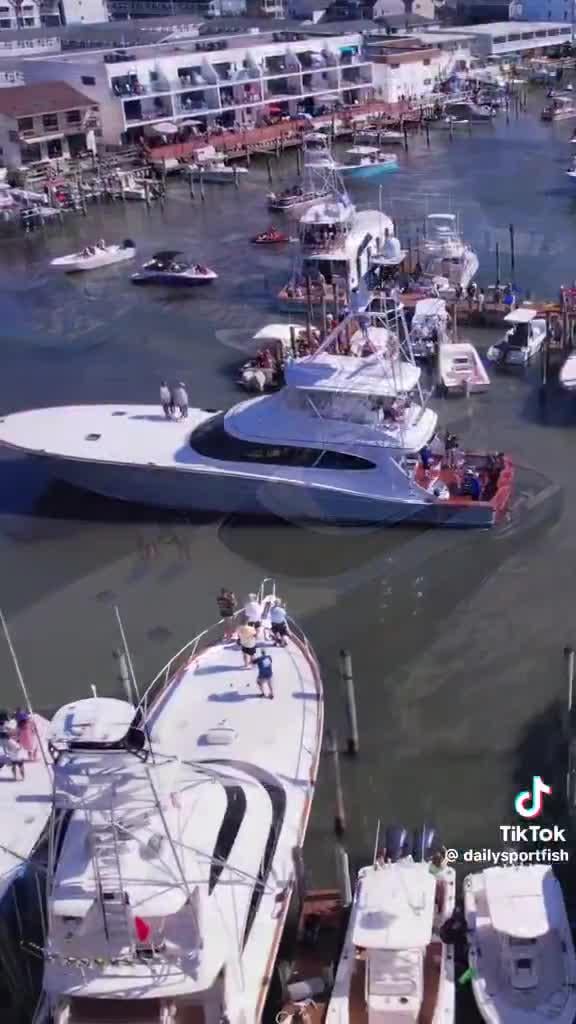 Michael Jordan is competing in the White Marlin Open this weekend with his 82-foot Bayliss fishing boat. MJ and the Catch 23 crew are currently in second place after weighing in a 71-pound white marlin. If the result holds, they'll walk away with $400,000 in prize money.