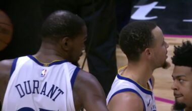 Dwyane Wade hits a crazy game winner vs the KD Warriors