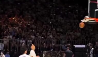 Steph Curry halfcourt shots, logo 3, and the reverse dunk in China