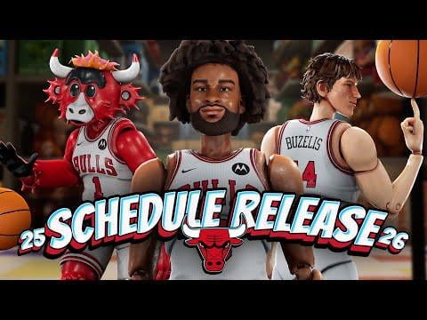 NBA Toy Store Showdown! | Chicago Bulls 2025 Schedule Release