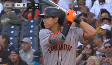 Jung Hoo Lee leads off the game with a solo shot!