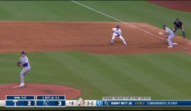 100th career homer for Bobby Witt jr.