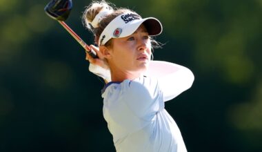 Nelly Korda made seven birdies in her round of 67.