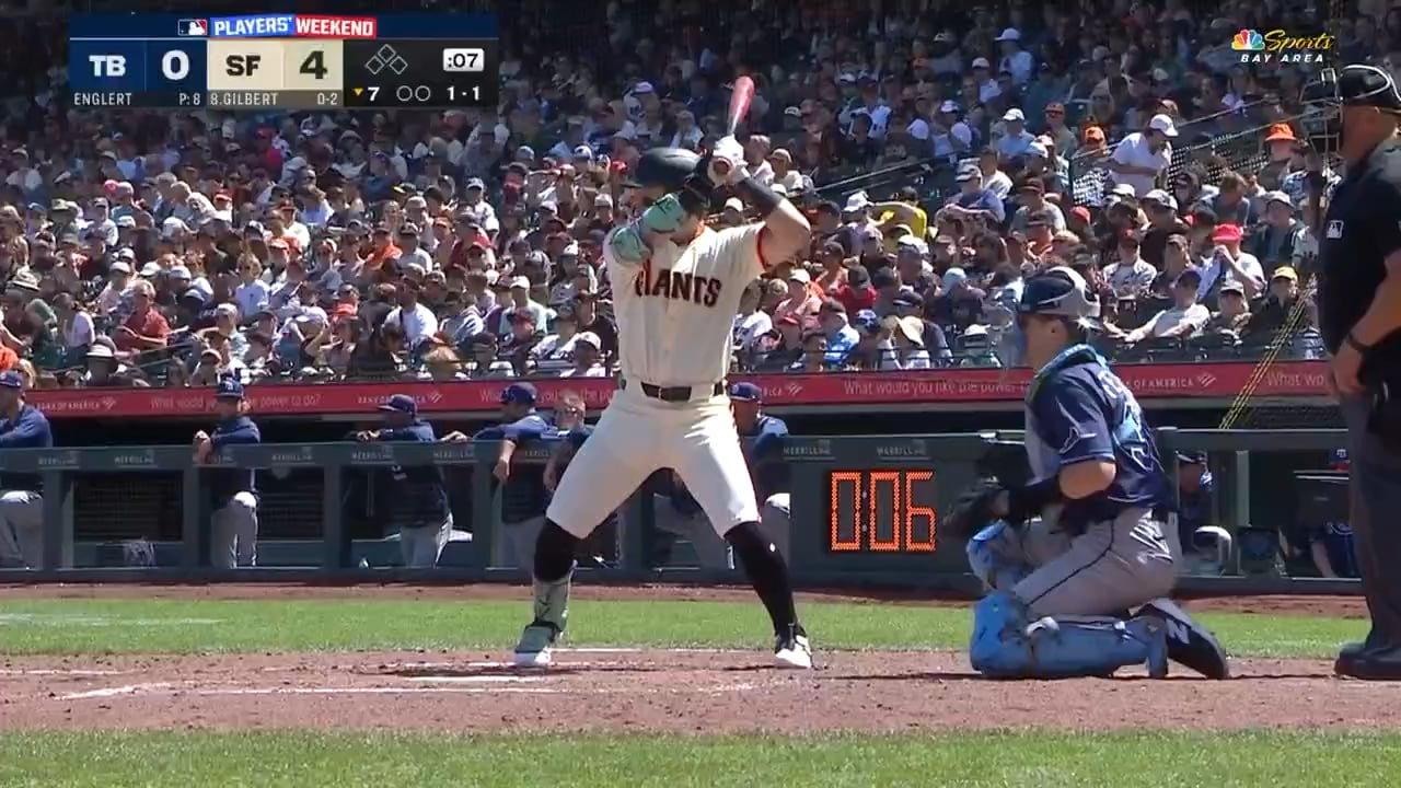 Drew Gilbert hits his first major-league HR!