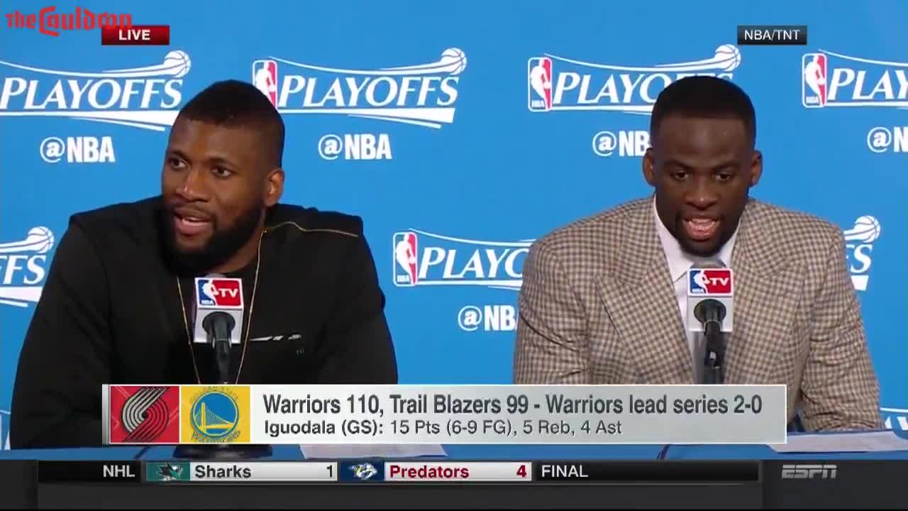 Draymond Green glitches and is only activated after hearing his name