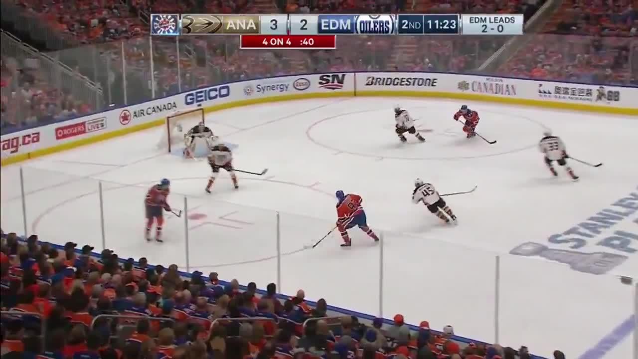 The McDavid pivot goal from 2017 against the Anaheim Ducks