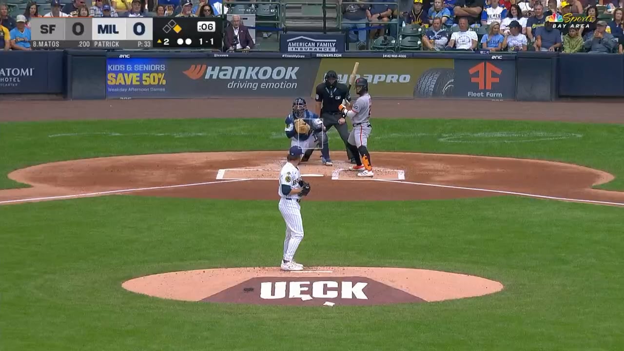 Matos opens the scoring in the 2nd with a 2-run shot!