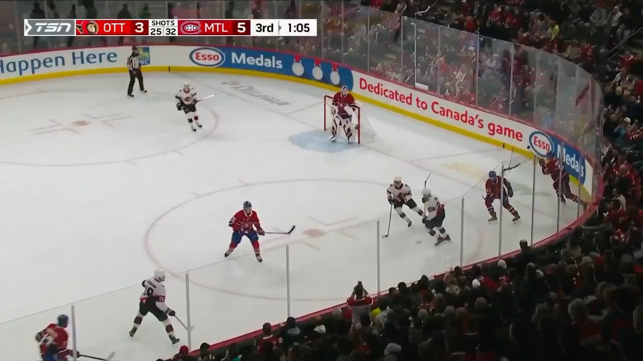 Habs goal of the day: Brendan Gallagher vs Ottawa Senators (March 18th, 2025)