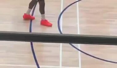 James Harden spotted getting some shots up in China